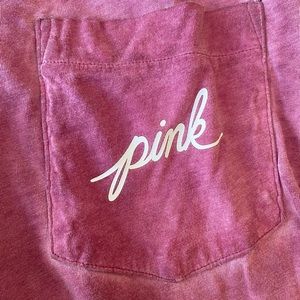 Oversized Longsleeve VS Pink Shirt (XS)🧚🏻‍♀️